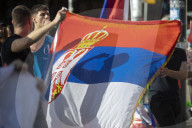 Residents Of Novi Sad Head To Protest In Belgrade