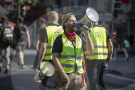 Residents Of Novi Sad Head To Protest In Belgrade