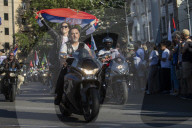 Protest At Slavia Square In Belgrade