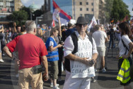 Protest At Slavia Square In Belgrade
