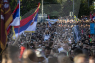 Protest At Slavia Square In Belgrade