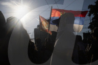 Protest At Slavia Square In Belgrade
