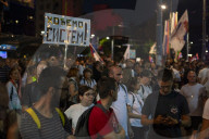 Protest At Slavia Square In Belgrade