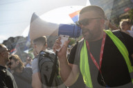 Protest At Slavia Square In Belgrade
