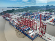 China Zhejiang Zhoushan Port Container Trade