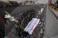 State Funeral Held In Tehran For Military Commanders Killed By Israel