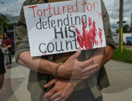 Edmonton Stands In Silent Protest For Ukraine’s Captives