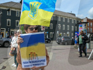 Edmonton Stands In Silent Protest For Ukraine’s Captives
