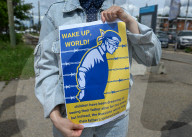 Edmonton Stands In Silent Protest For Ukraine’s Captives