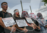 Edmonton Stands In Silent Protest For Ukraine’s Captives