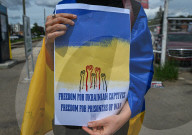 Edmonton Stands In Silent Protest For Ukraine’s Captives