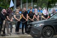 Edmonton Stands In Silent Protest For Ukraine’s Captives