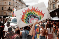 Pride March Parade In Paris