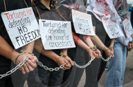Edmonton Stands In Silent Protest For Ukraine’s Captives