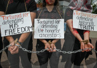 Edmonton Stands In Silent Protest For Ukraine’s Captives