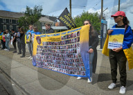 Edmonton Stands In Silent Protest For Ukraine’s Captives