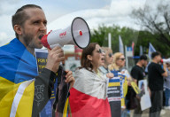 Edmonton Stands In Silent Protest For Ukraine’s Captives