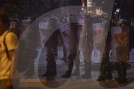 Clash Between Protesters And Gendarmerie In Belgrade
