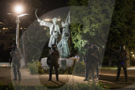 Clash Between Protesters And Gendarmerie In Belgrade