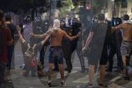 Clash Between Protesters And Gendarmerie In Belgrade
