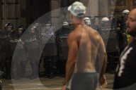 Clash Between Protesters And Gendarmerie In Belgrade