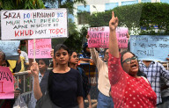People  Protest Against Gang Rape Of  A Law Student In Kolkata, India