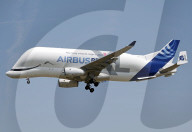 Beluga XL 6 landing at Toulouse Blagnac Airport