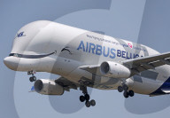 Beluga XL 6 landing at Toulouse Blagnac Airport