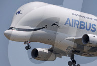 Beluga XL 6 landing at Toulouse Blagnac Airport