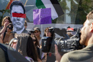 Protestors Against The Wedding Of Jeff Bezos March In Venice