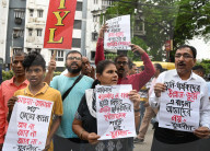Protest Against Gang Rape In Kolkata, India