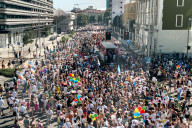 The Milano Pride 2025 Parade With Over 350000 People To Celebrate LGBTQIA+ Pride In Milan