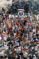 The Milano Pride 2025 Parade With Over 350000 People To Celebrate LGBTQIA+ Pride In Milan