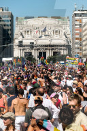The Milano Pride 2025 Parade With Over 350000 People To Celebrate LGBTQIA+ Pride In Milan