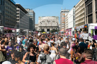 The Milano Pride 2025 Parade With Over 350000 People To Celebrate LGBTQIA+ Pride In Milan