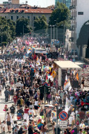 The Milano Pride 2025 Parade With Over 350000 People To Celebrate LGBTQIA+ Pride In Milan