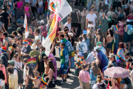The Milano Pride 2025 Parade With Over 350000 People To Celebrate LGBTQIA+ Pride In Milan