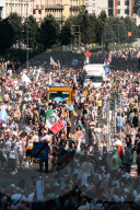 The Milano Pride 2025 Parade With Over 350000 People To Celebrate LGBTQIA+ Pride In Milan