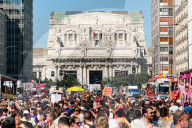 The Milano Pride 2025 Parade With Over 350000 People To Celebrate LGBTQIA+ Pride In Milan