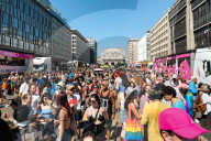 The Milano Pride 2025 Parade With Over 350000 People To Celebrate LGBTQIA+ Pride In Milan