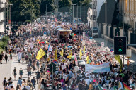 The Milano Pride 2025 Parade With Over 350000 People To Celebrate LGBTQIA+ Pride In Milan
