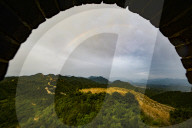 Rainbow Above Jinshanling Great Wall