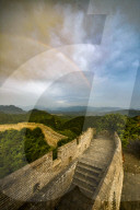 Rainbow Above Jinshanling Great Wall