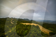 Rainbow Above Jinshanling Great Wall