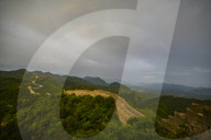 Rainbow Above Jinshanling Great Wall
