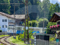 Bayerische Zugspitzbahn At Hammersbach Alp Railway Station