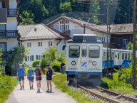 Bayerische Zugspitzbahn At Hammersbach Alp Railway Station