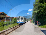 Bayerische Zugspitzbahn At Hammersbach Alp Railway Station