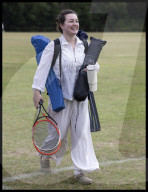 Tennis fans queue for Wimbledon tickets in London, UK.