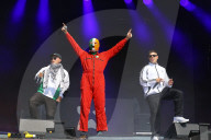 Mosh pits and mayhem: Kneecap play Glastonbury